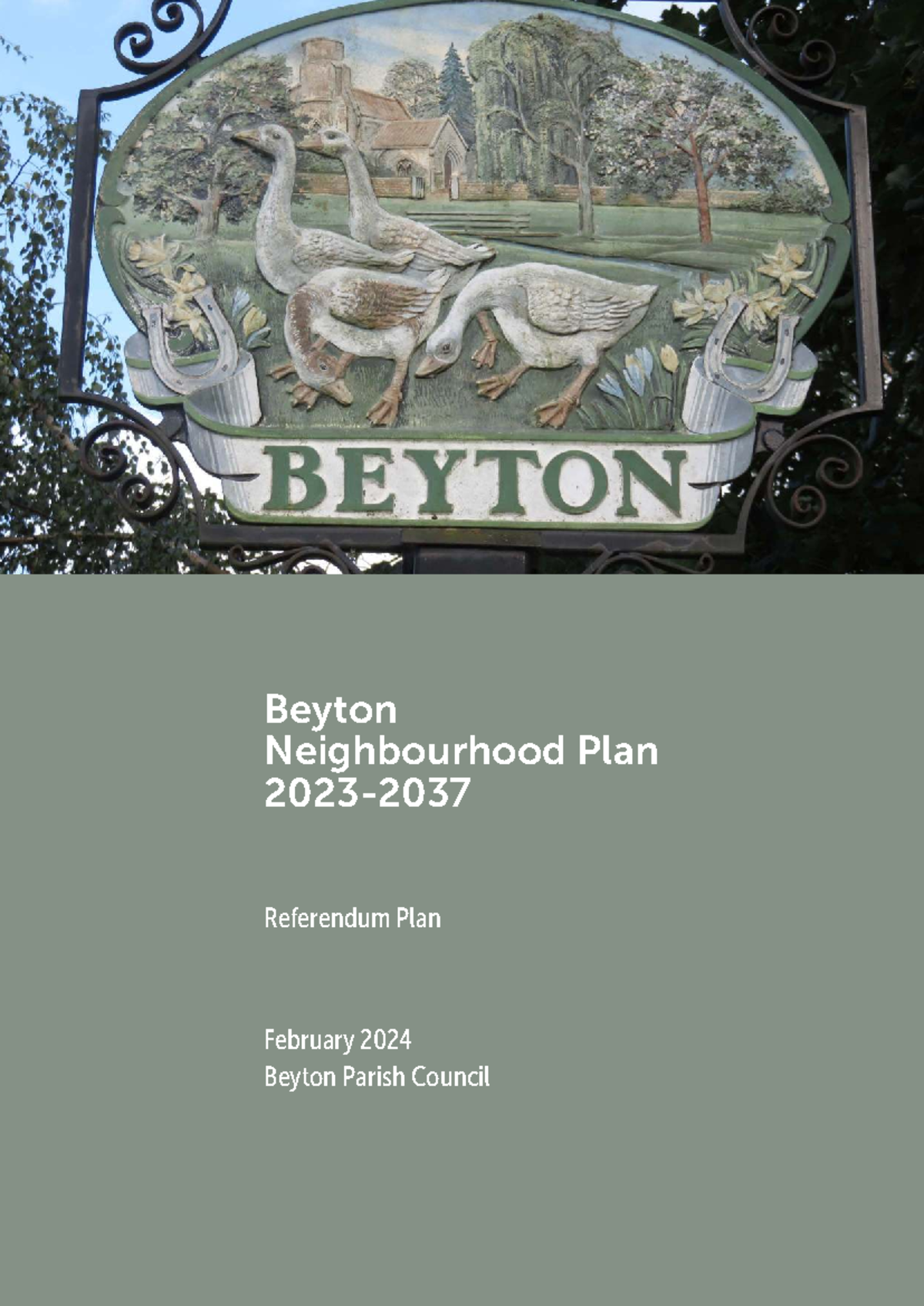 Beyton Neighbourhood Plan Referendum - February 2024 - Studocu