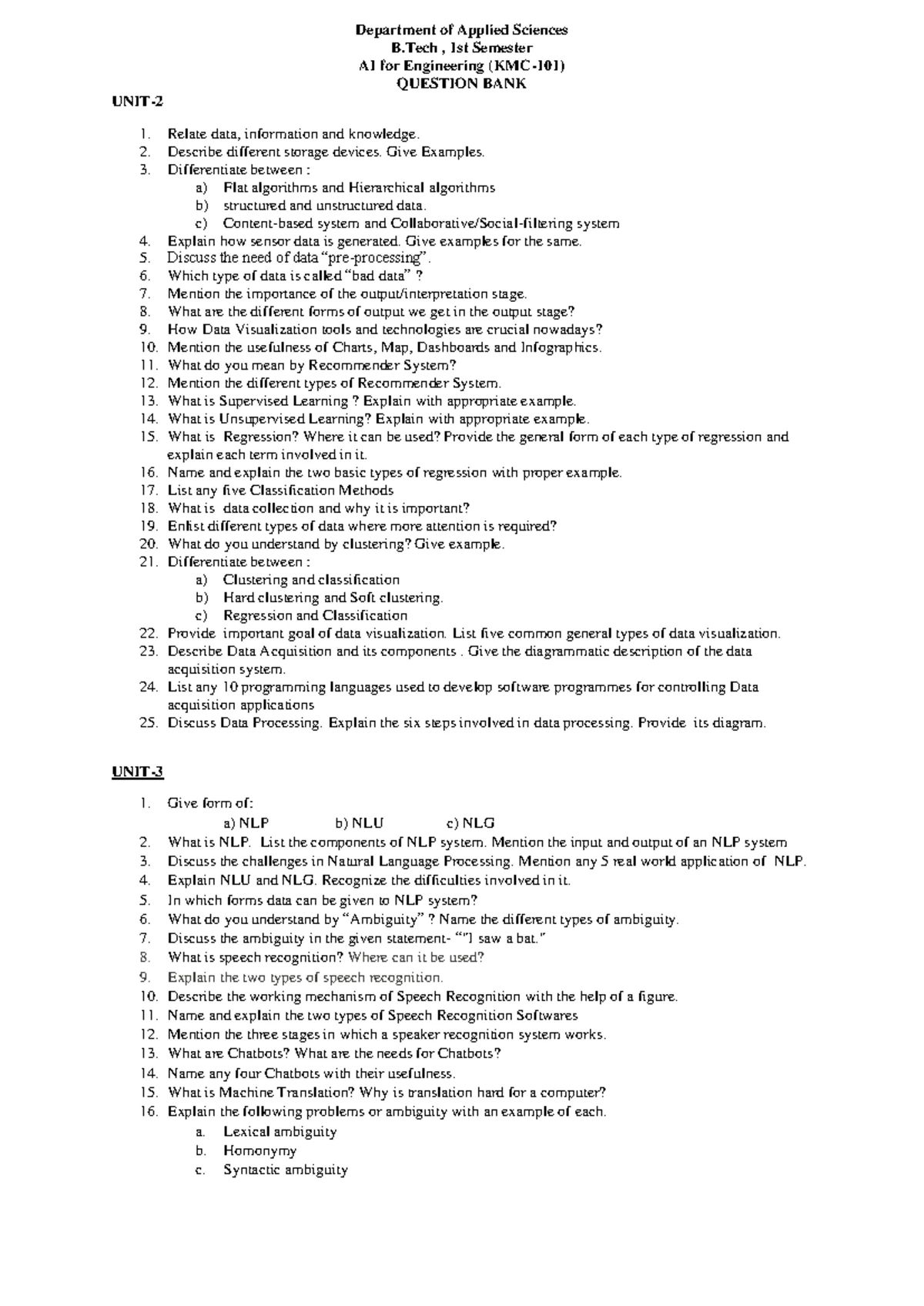 PME NOTES UNIT 2 - B.tech - Project Management and Entrepreneurship(KHU ...