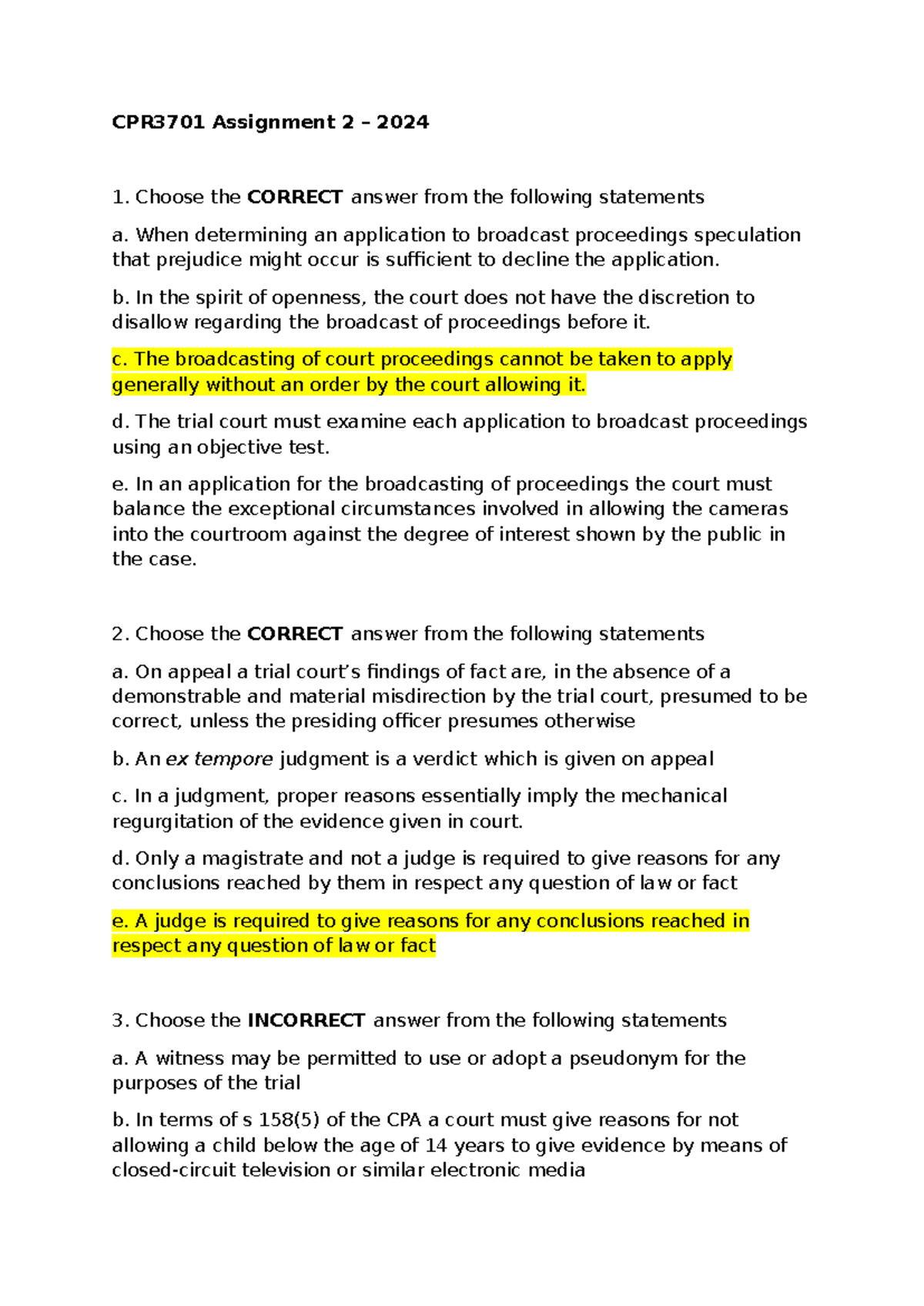 Cpr3701 Assignment 2 Qa Key Concepts And Case Analysis 2024 Studocu Cpr3701 Assignment 2 Qa Key Concepts And Case Analysis 2024 Studocu