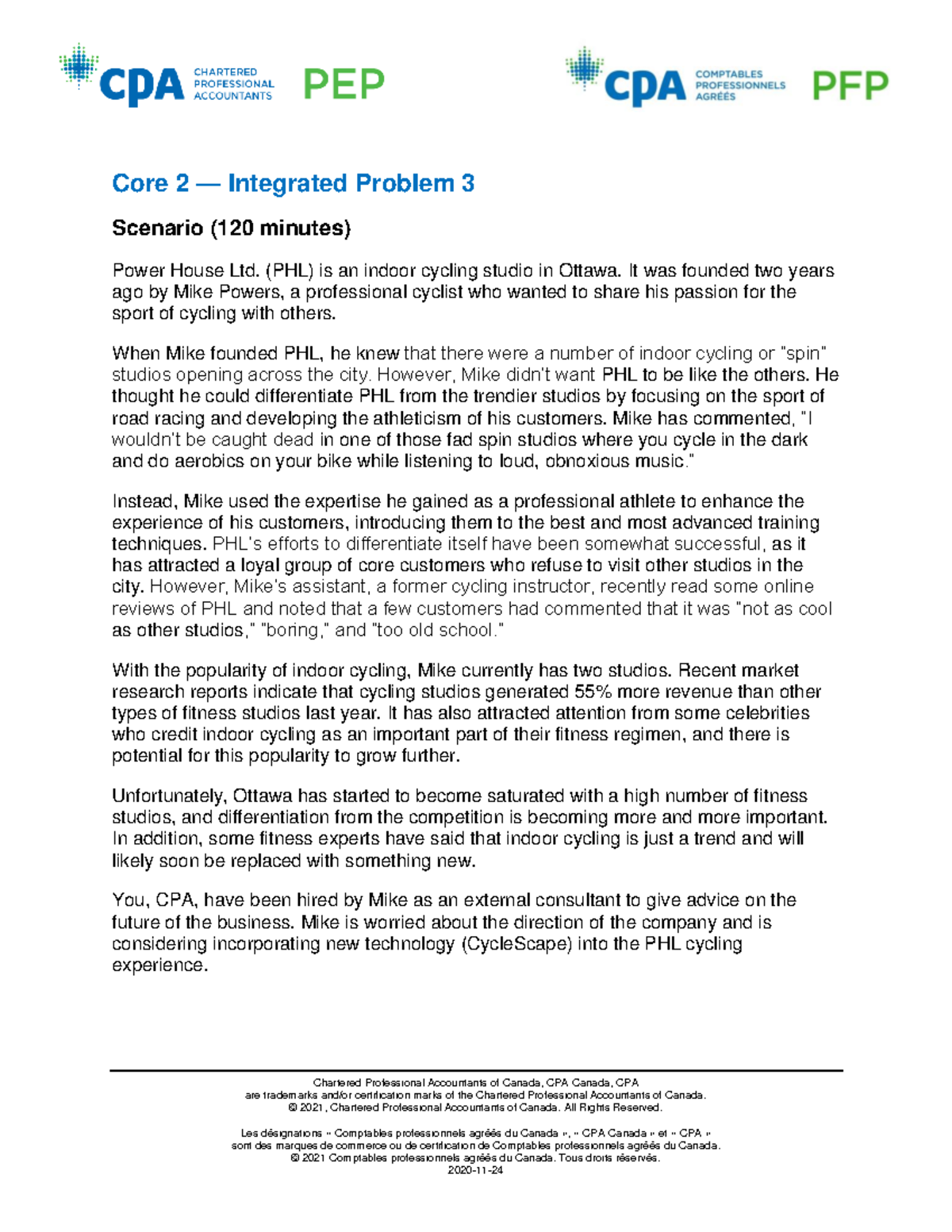 CO22101 E IP03 Problem - ACC-928 - McMaster - Studocu