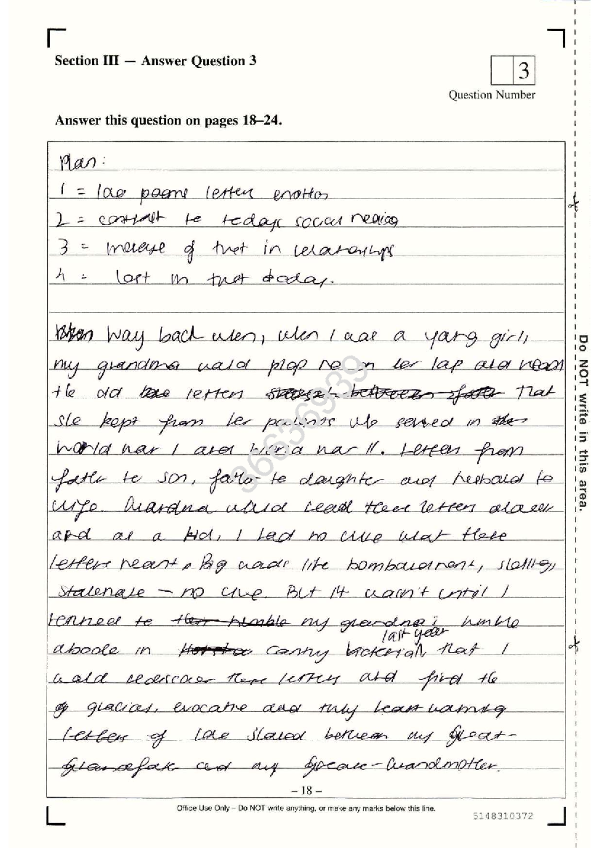 2024 HSC Discursive Student Response 2: Social Media & Relationships ...