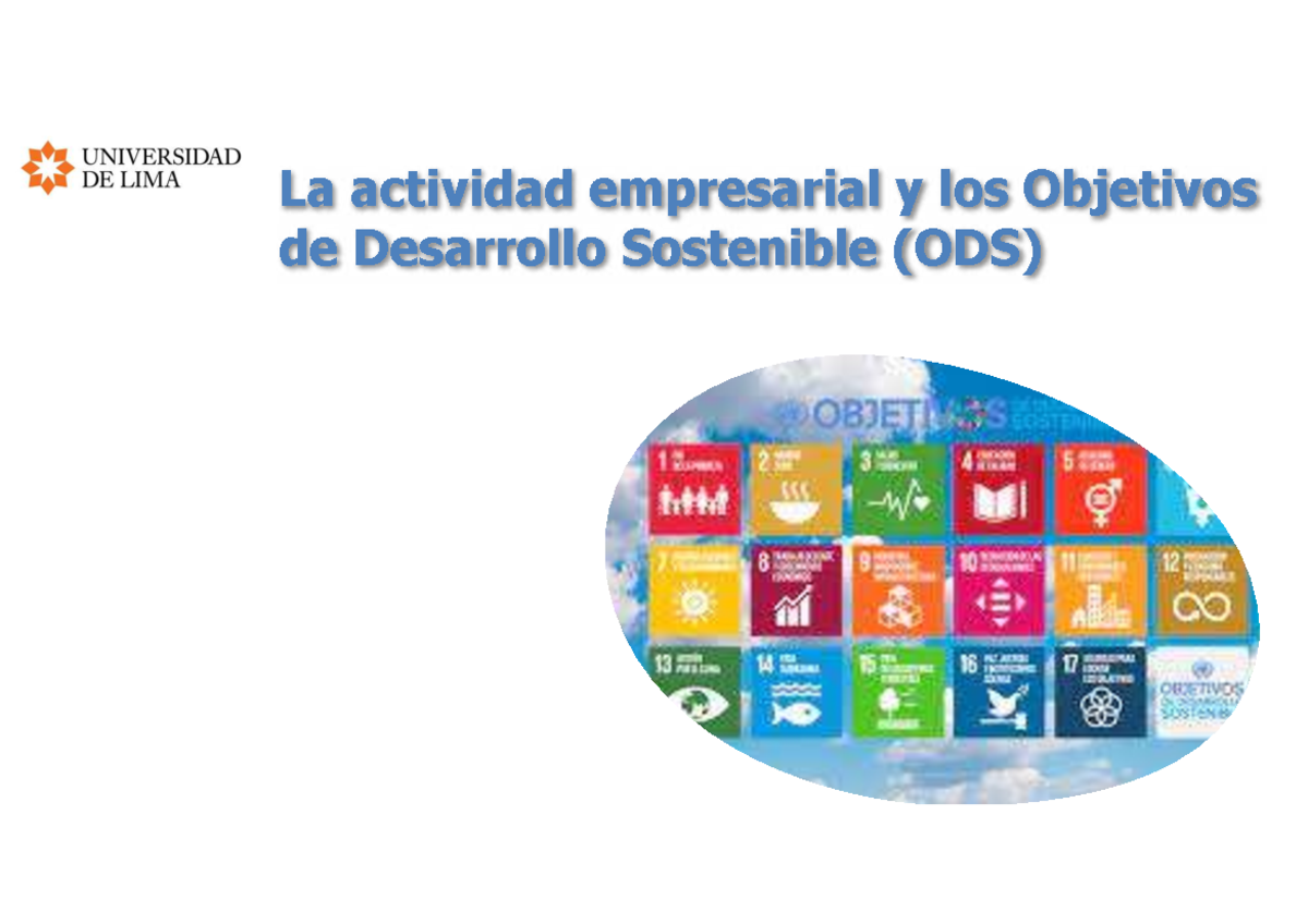 Actividad Empresarial y ODS: Análisis de la Agenda 2030 y su ...
