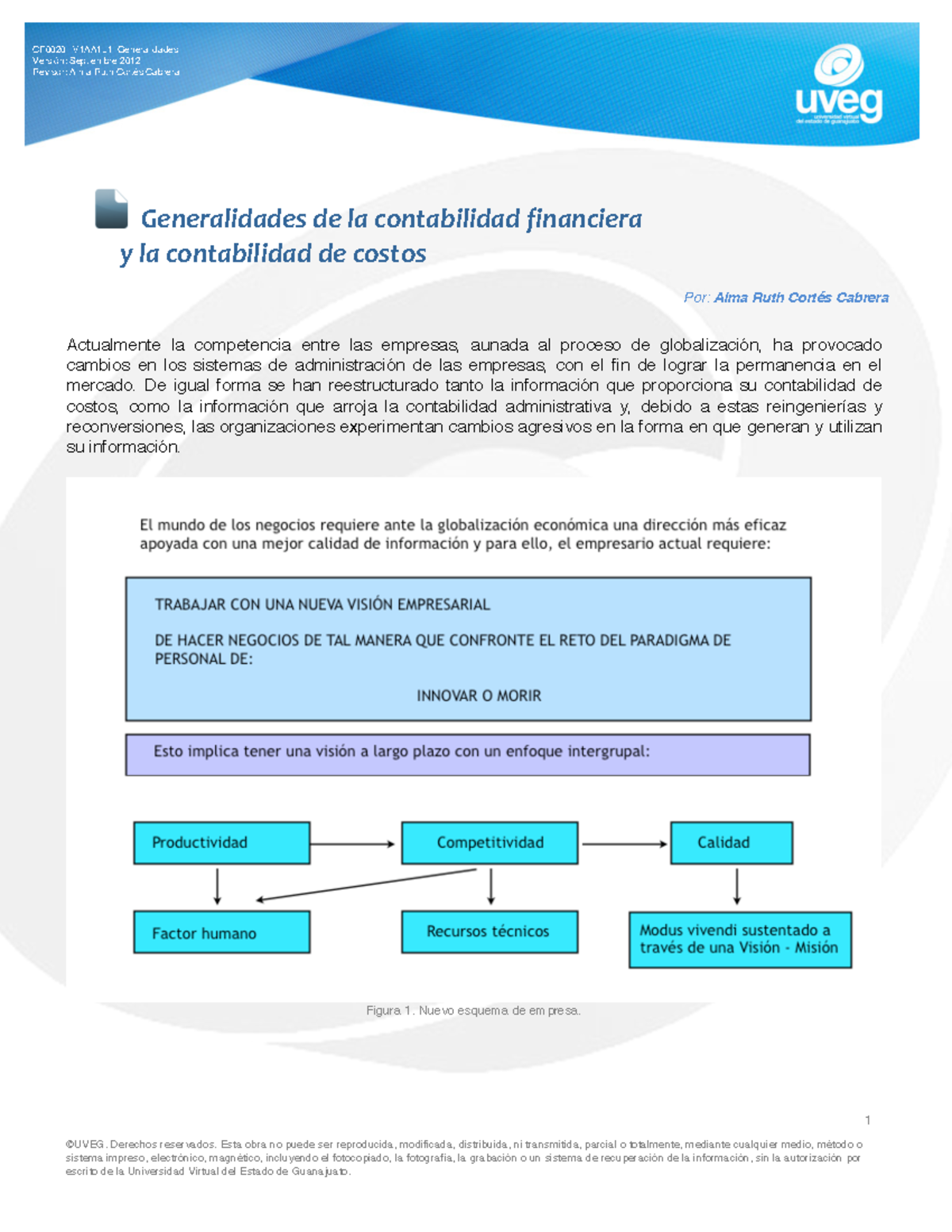 Generalidades sobre Contabilidad Financiera y de Costos - UVEG - Studocu