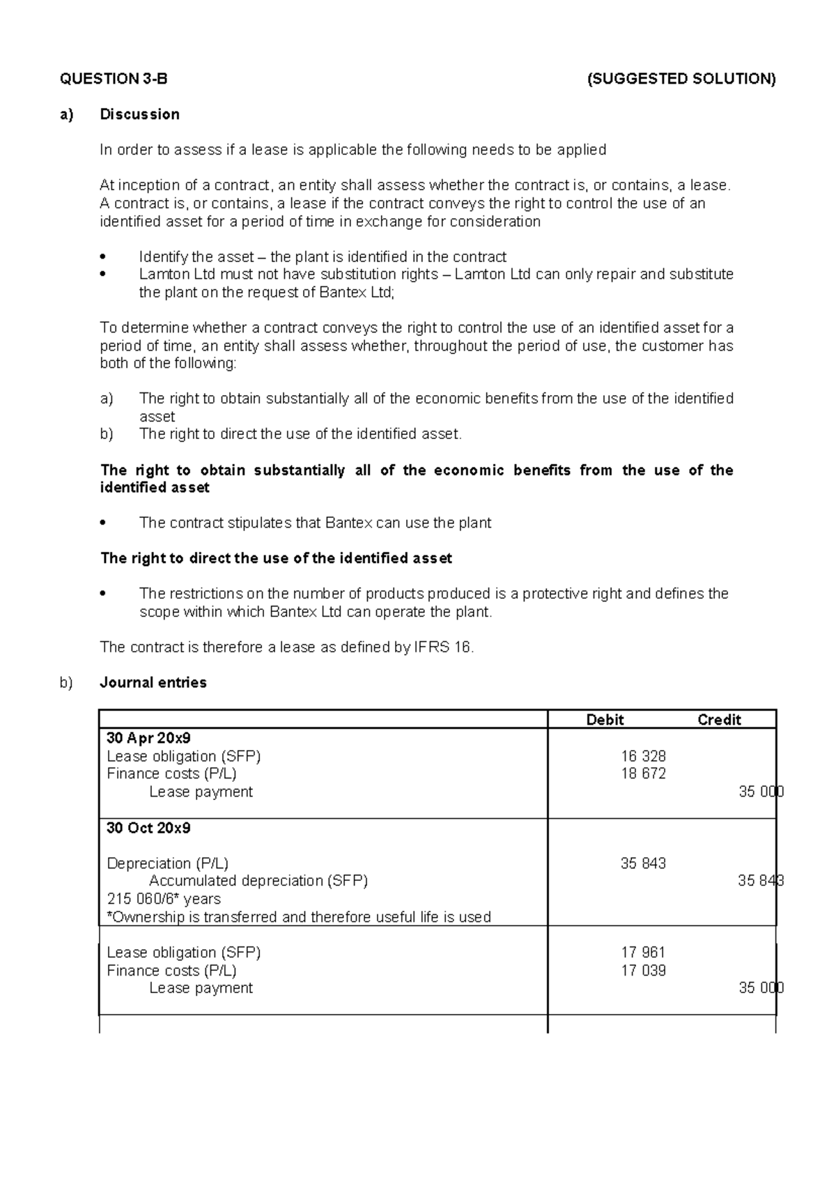 Unit 3 - Question 3B Suggested Solutions (2026) - Studocu