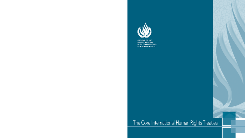 Core International Human Rights Treaties: A Comprehensive Overview ...