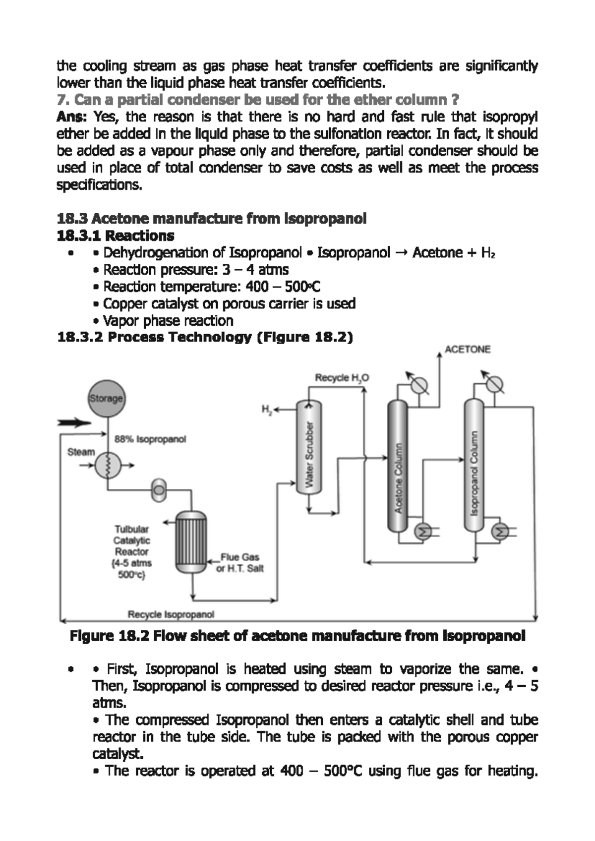 CN-123 Acetone Production from Isopropanol: Process & Applications ...