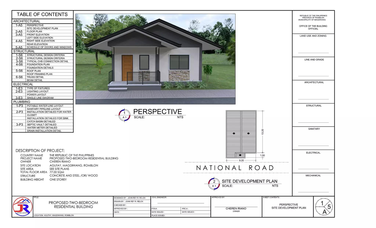 CSOP - PROPOSED TWO STOREY RESIDENTIAL BUILDING PLANS - Studocu