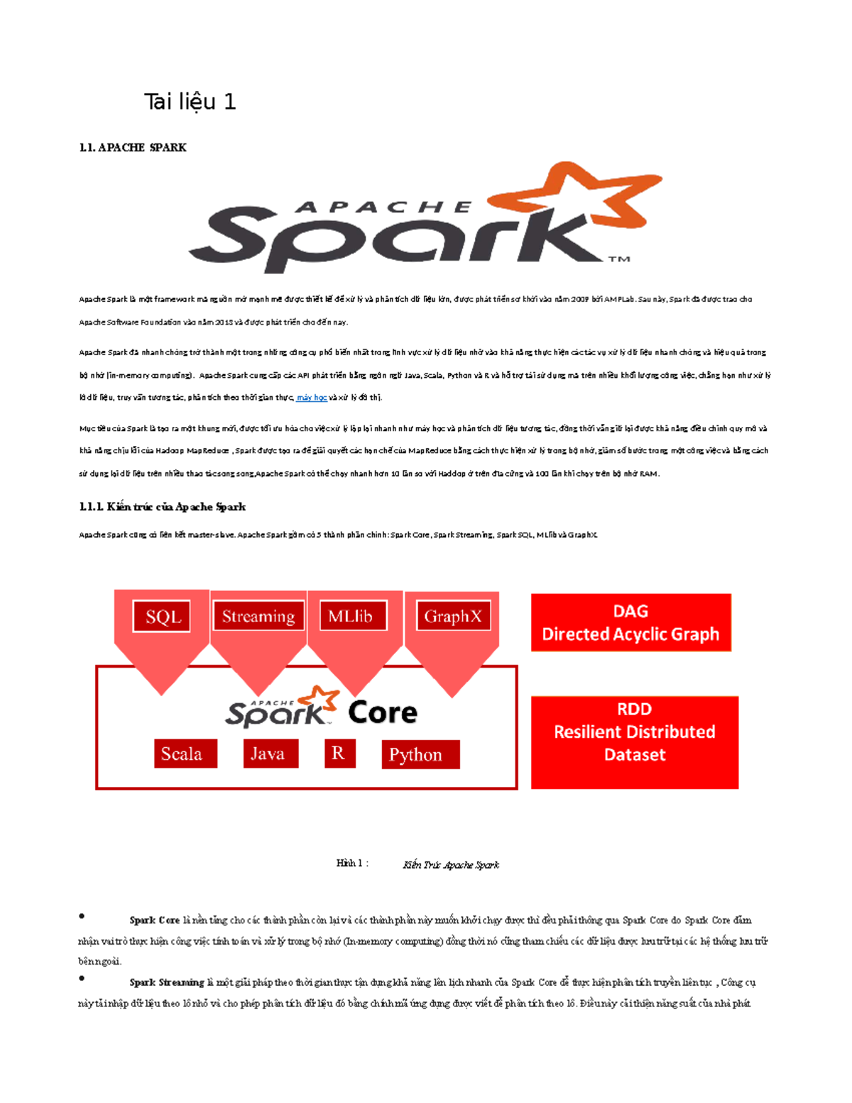 Apache Spark - Xử Lý Dữ Liệu Lớn và Tích Hợp Python - Studocu