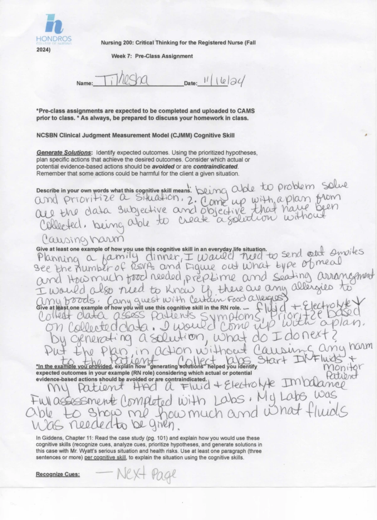Week 7 Pre-Class Assignment Overview and Instructions - Studocu