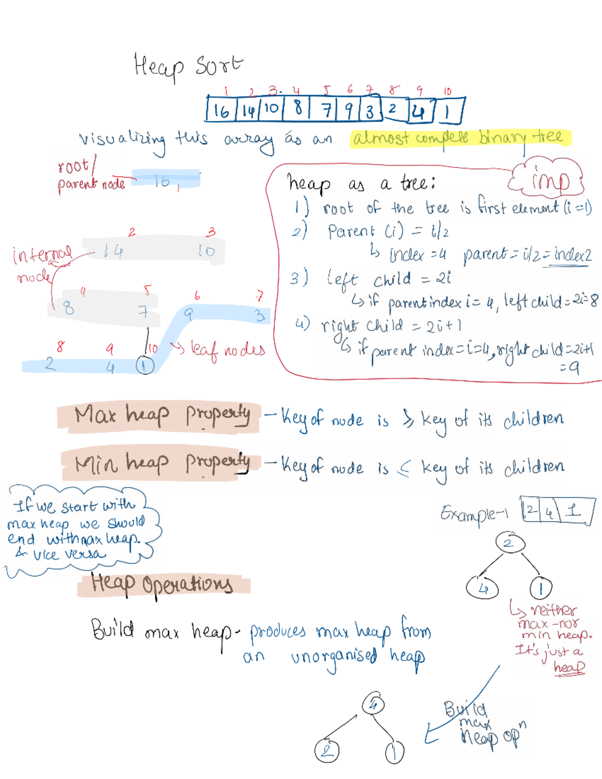 DSA Notes: Heap Sort, AVL Trees, and Runway Reservation System - Studocu