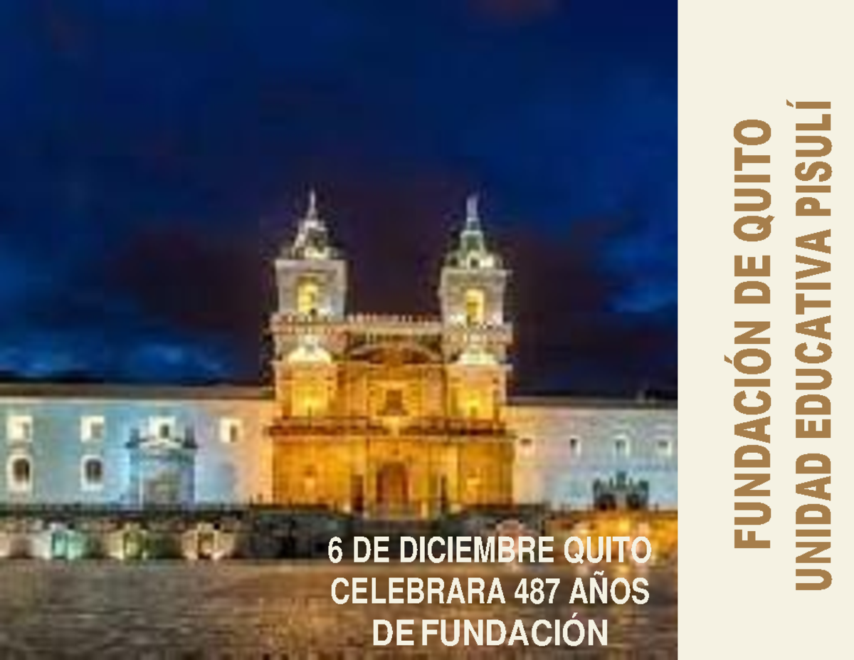 Fundación DE Quito - sociales - Ciencias Sociales - 6 DE DICIEMBRE ...