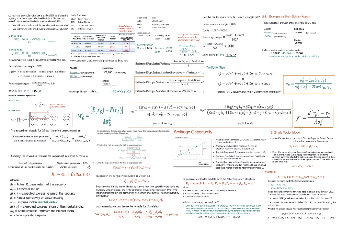CFA Level 1 Cheat Sheet: Key Concepts in Quantitative Markets ...