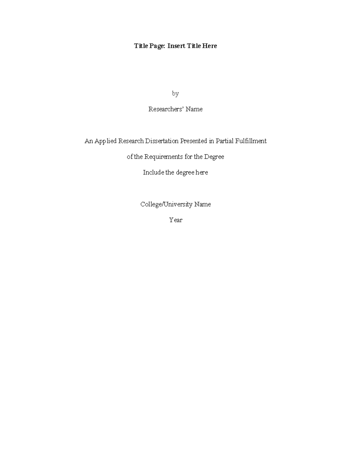 Applied Research Capstone Template v3 - Final Dissertation Guide - Studocu