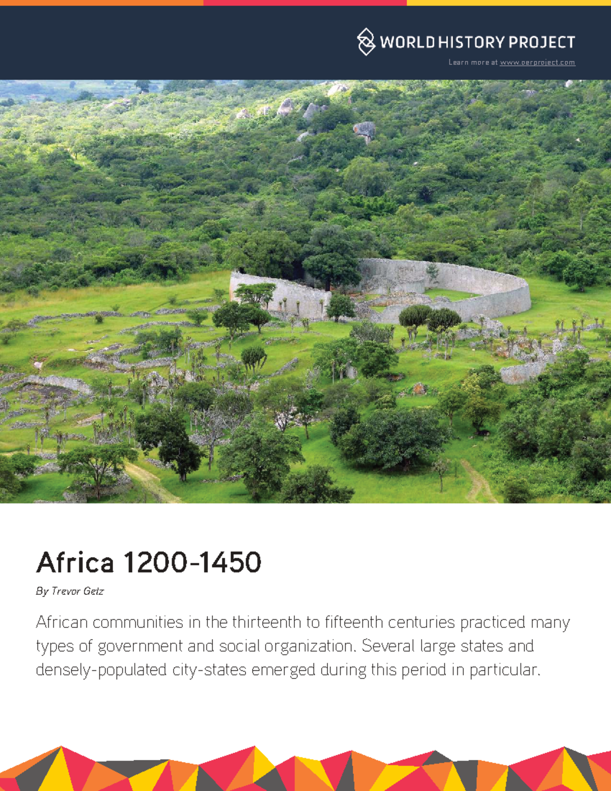 Africa 1200-1450: Examining Social & Political Structures - Studocu