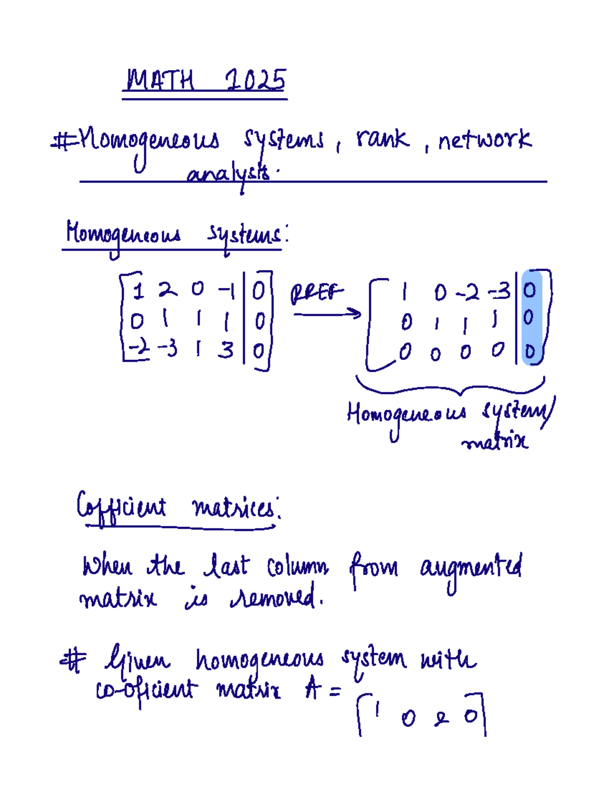 Math 1026 - EXPLANATION TO WHAT A RANK IS AND A COUPLE OF QUESTIONS ...