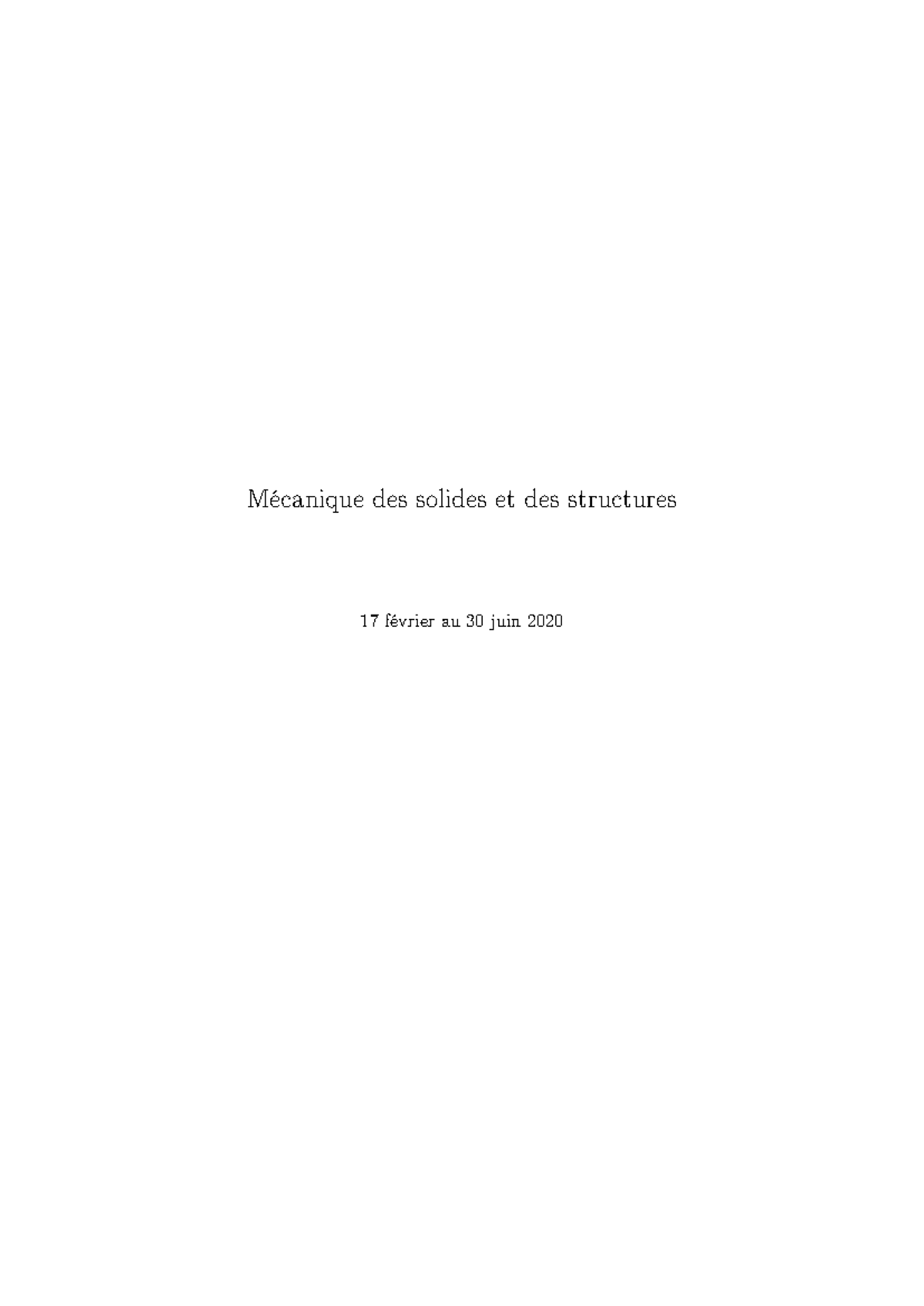 Livre : Introduction à La Mécanique Des Solides Et Des Structures - Manuel De Référence