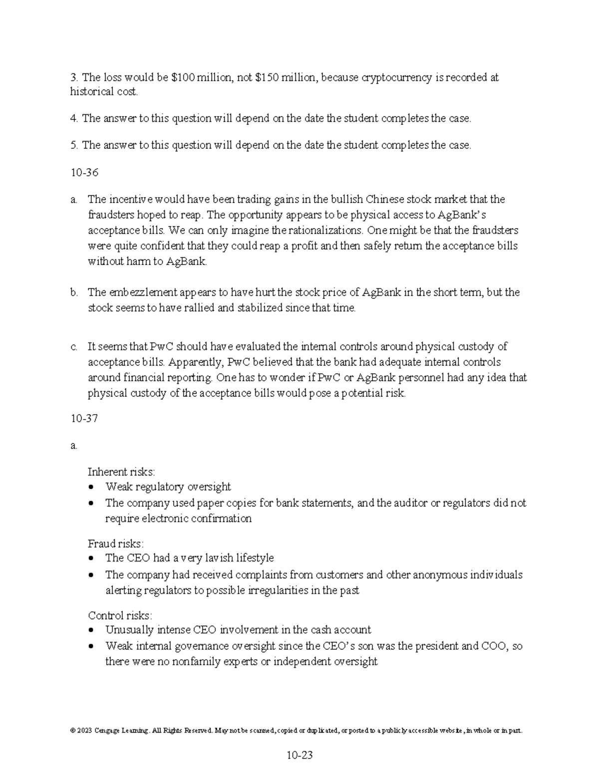 Auditing a Risk-Based Approach: Case Study Insights (SM 353) - Studocu
