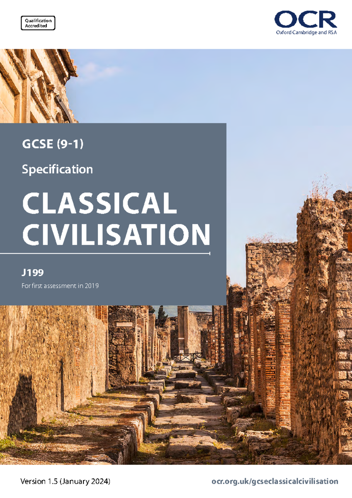 Classics spec - whole course - Qualification Accredited ocr.org ...