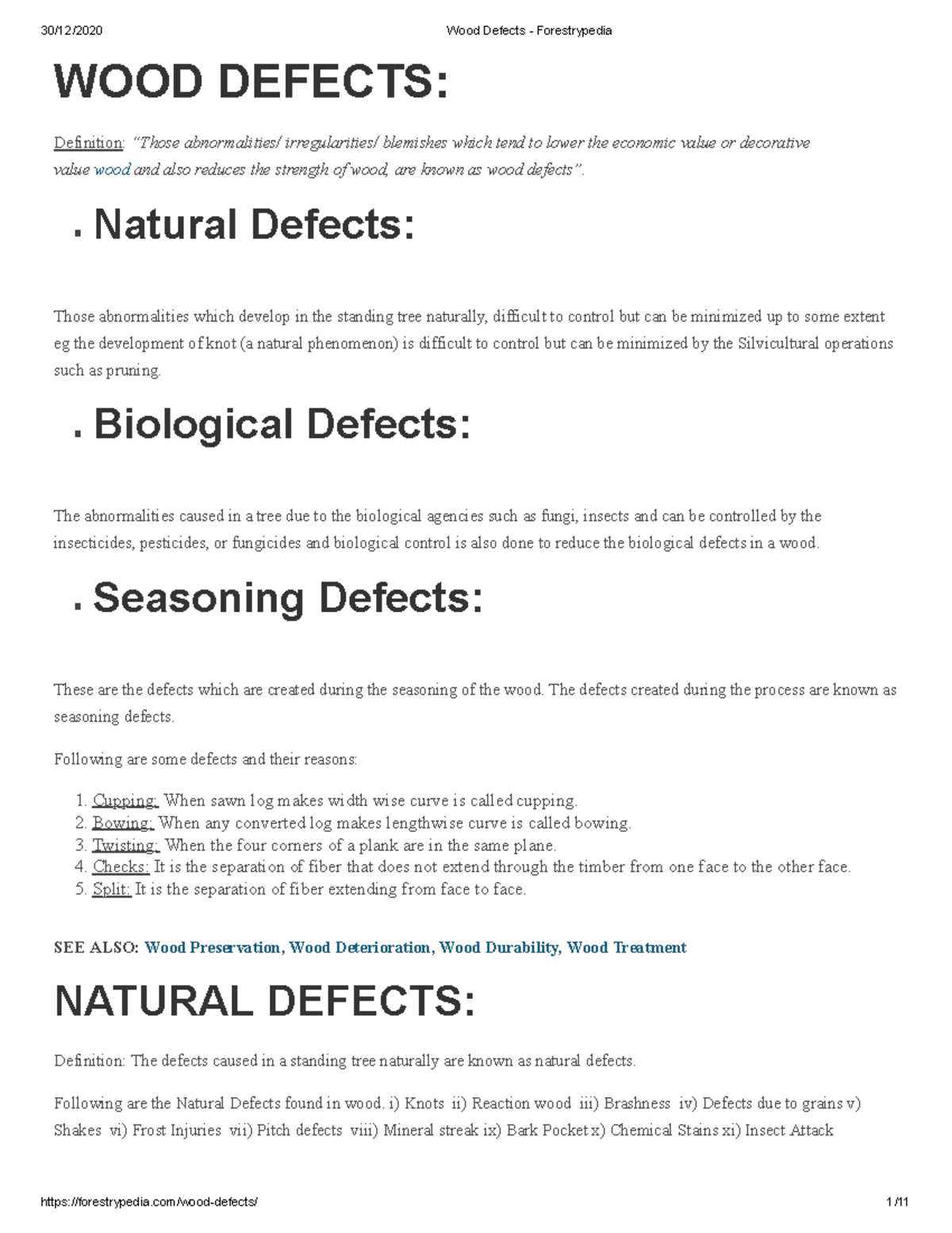 Wood Defects: A Comprehensive Overview of Types and Causes - Studocu