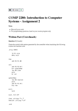 LC3 reference card v0 - Use well - instr op 15 14 13 12 11 10 9 8 7 6 5 ...