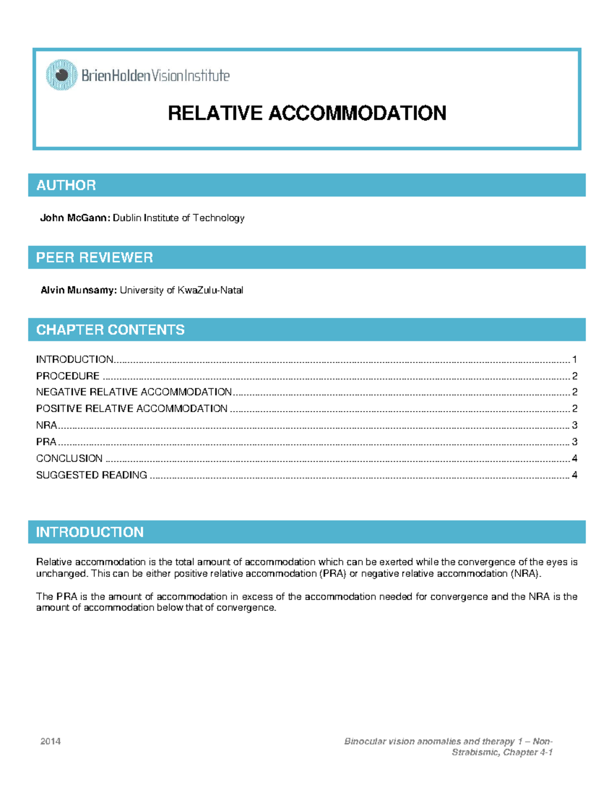04 Chapter on Relative Accommodation: NRA and PRA Explained - Studocu