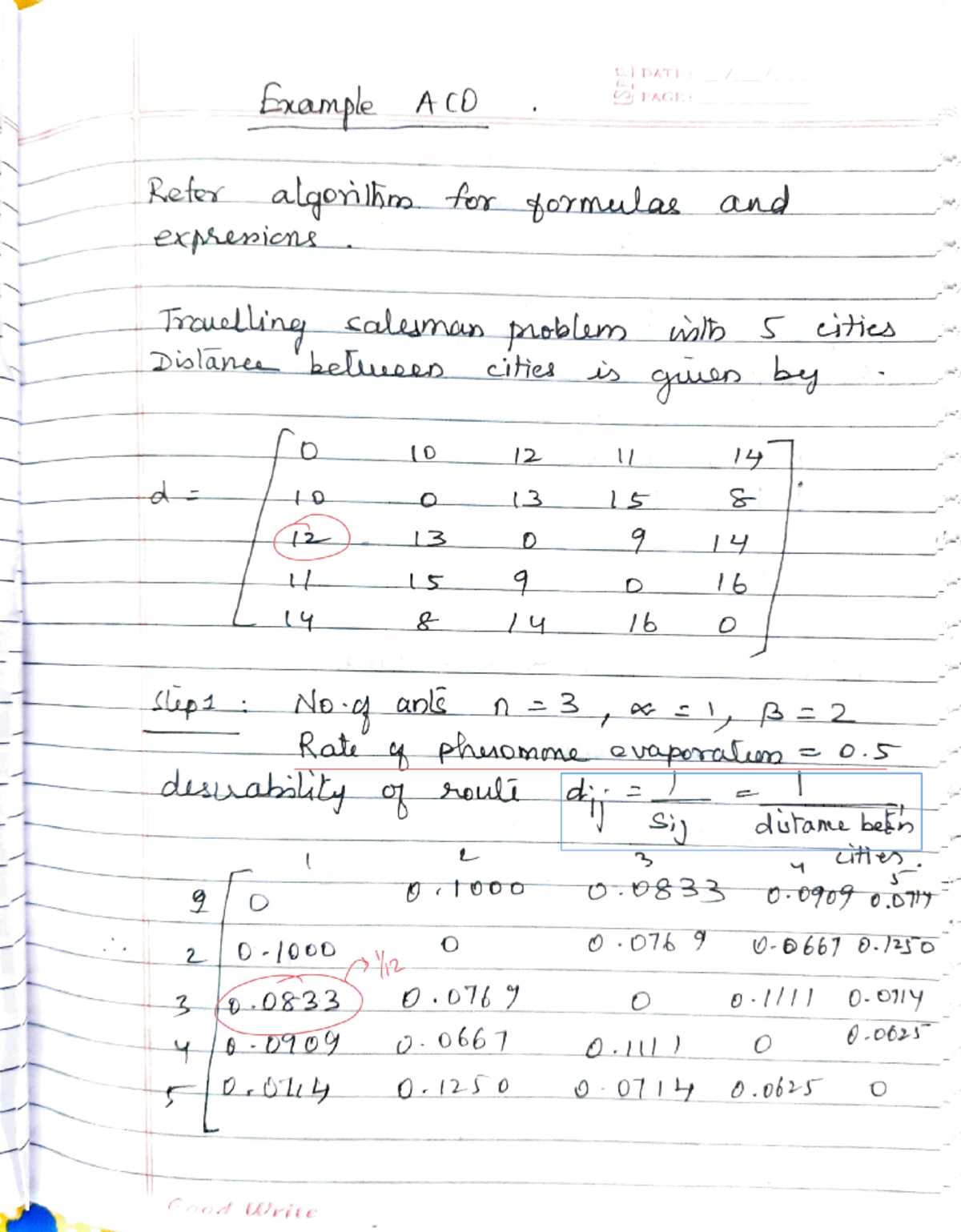 ACO Final Exam Notes on Ant Colony Optimization Algorithm - Studocu