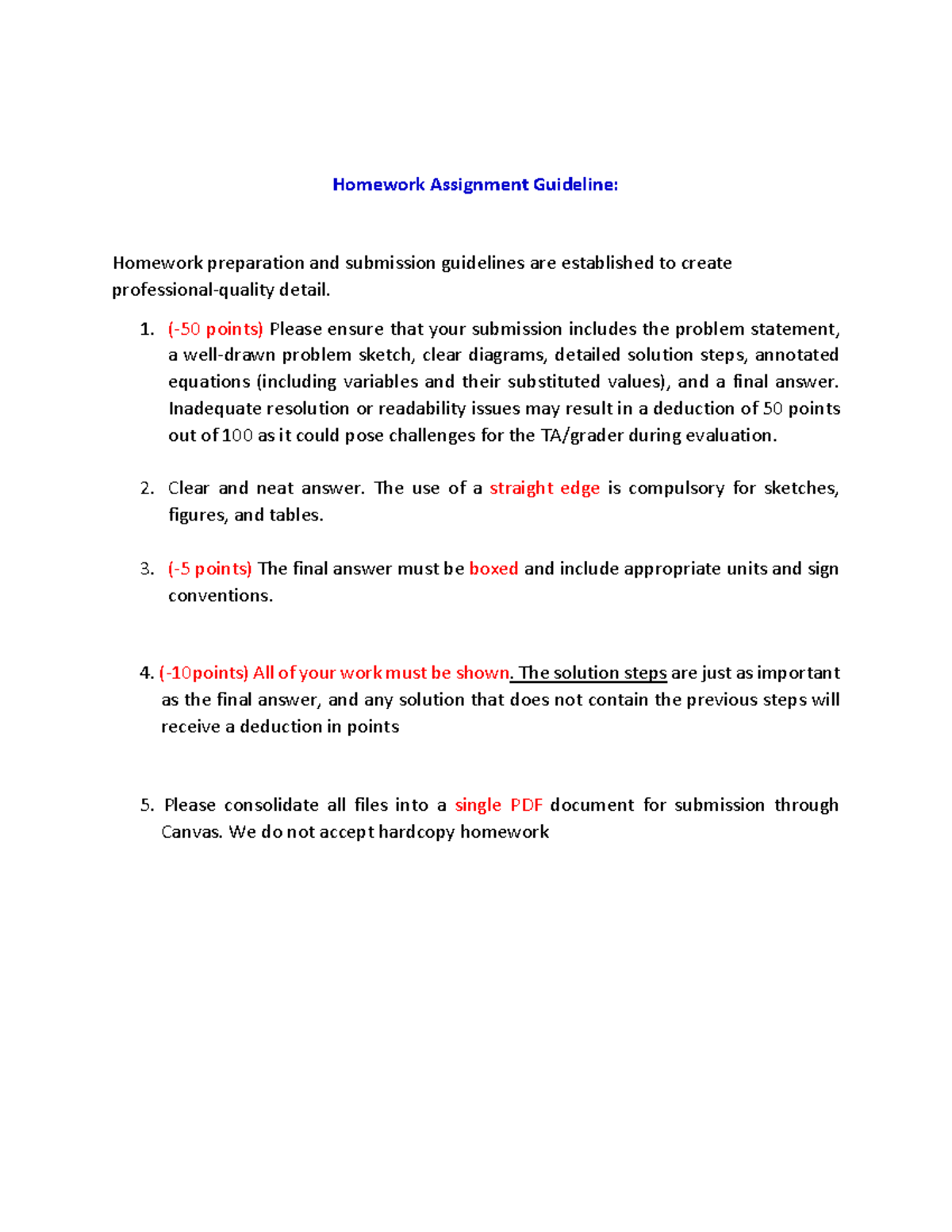 Homework 1 25S 1-2 - Hw1 - Homework Assignment Guideline: Homework ...