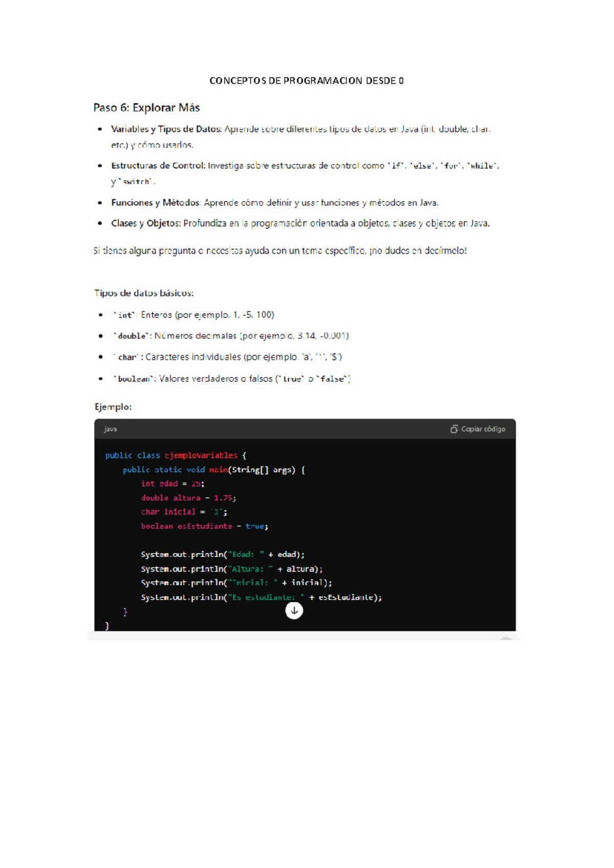 Trabajo Grupal - Semana 11: Implementación de Programas en Java - Studocu