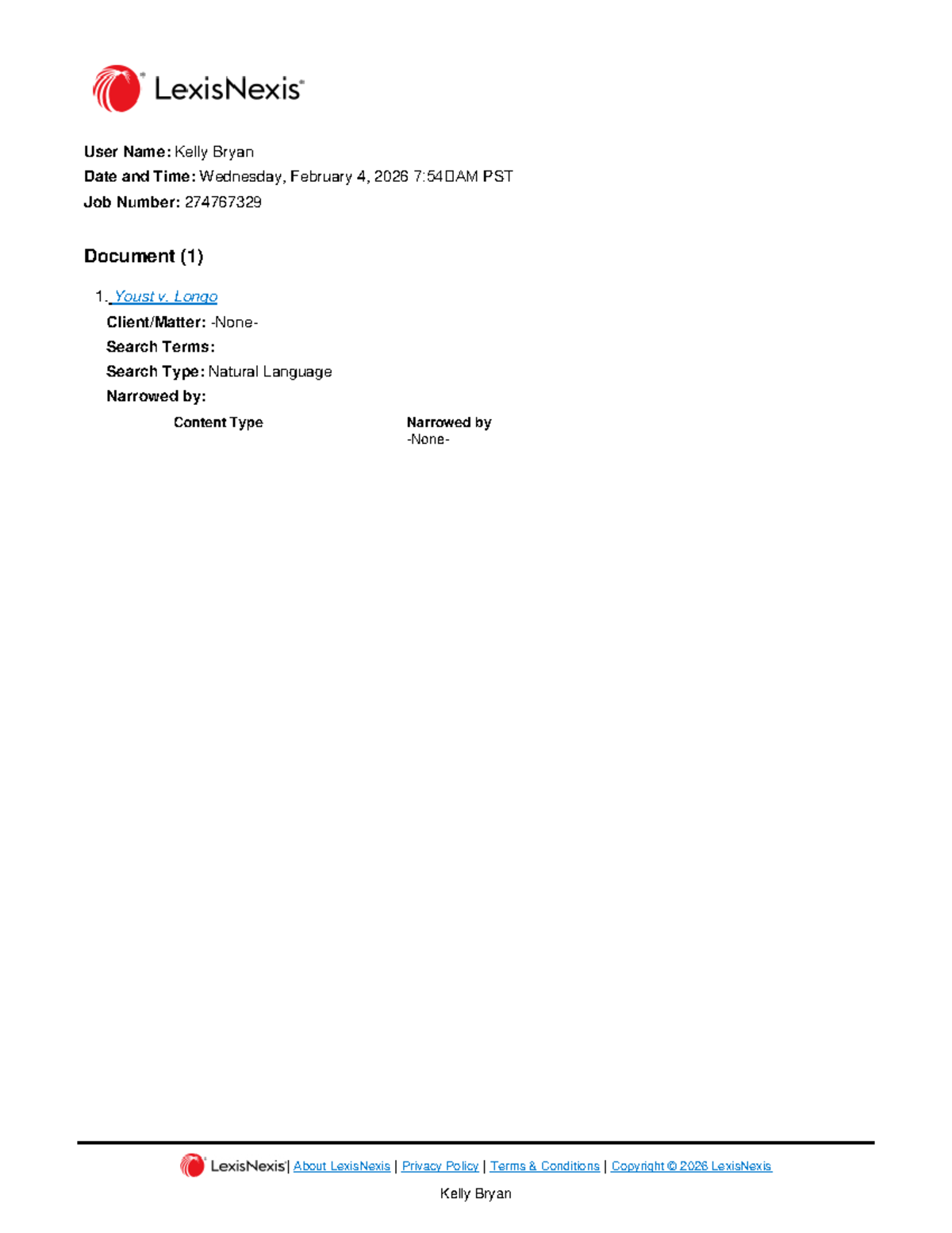 Youst v. Longo Case Summary: Supreme Court of California 1987 - Studocu