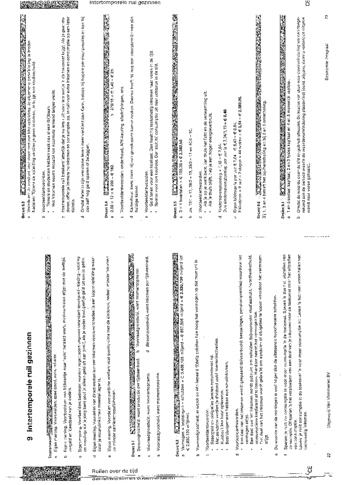 Antwoorden Eco H9TM12: Intertemporele Ruil en Vermogen Analyses ...