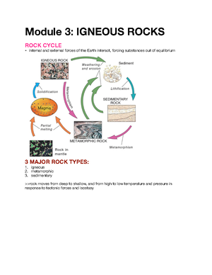 Module 5 Metamorphic Rocks - Module 5: METAMORPHIC ROCKS In the Rock ...