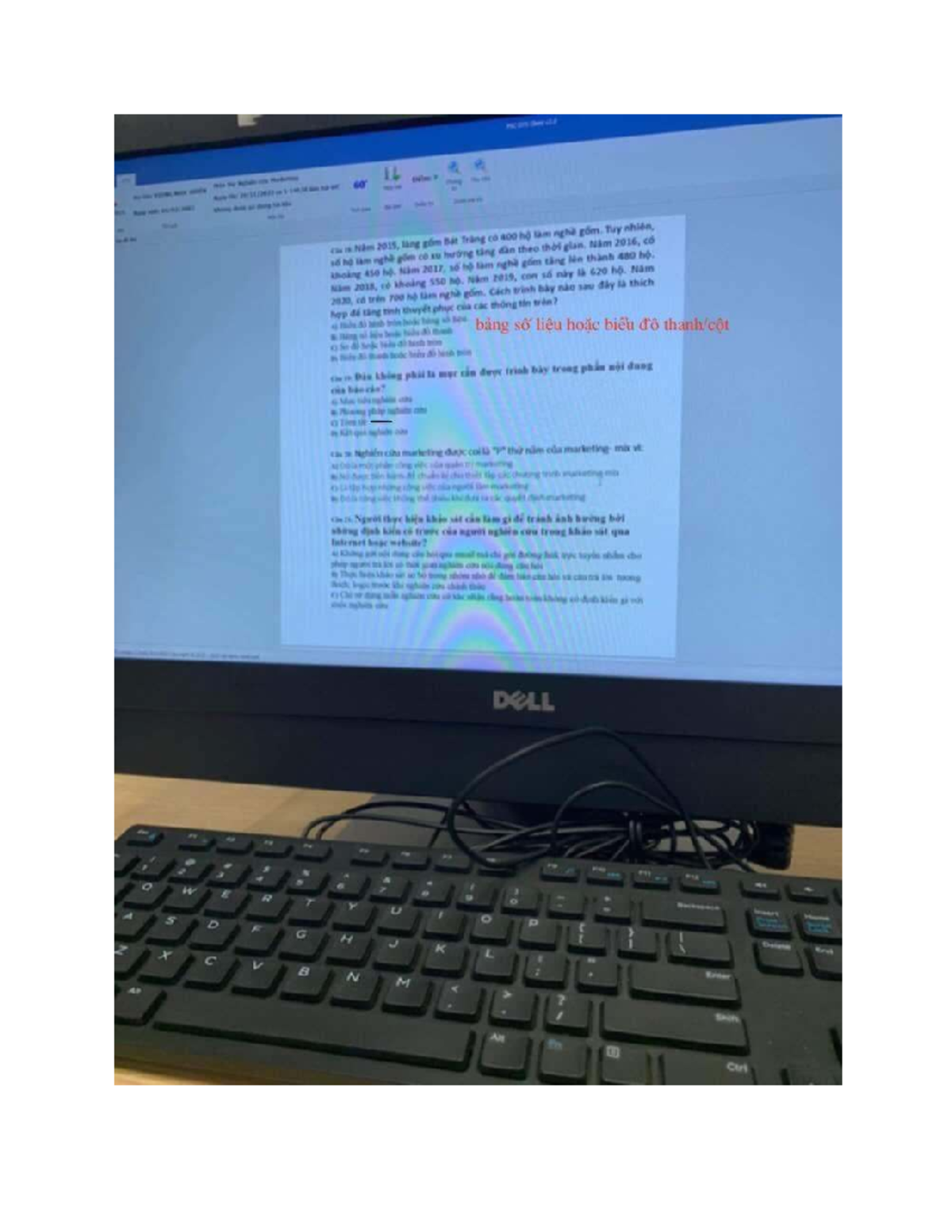 Bản sao Đề NCM cũ - Ôn thi cuối kỳ MKT 4 GIEI 0R - Document Preview