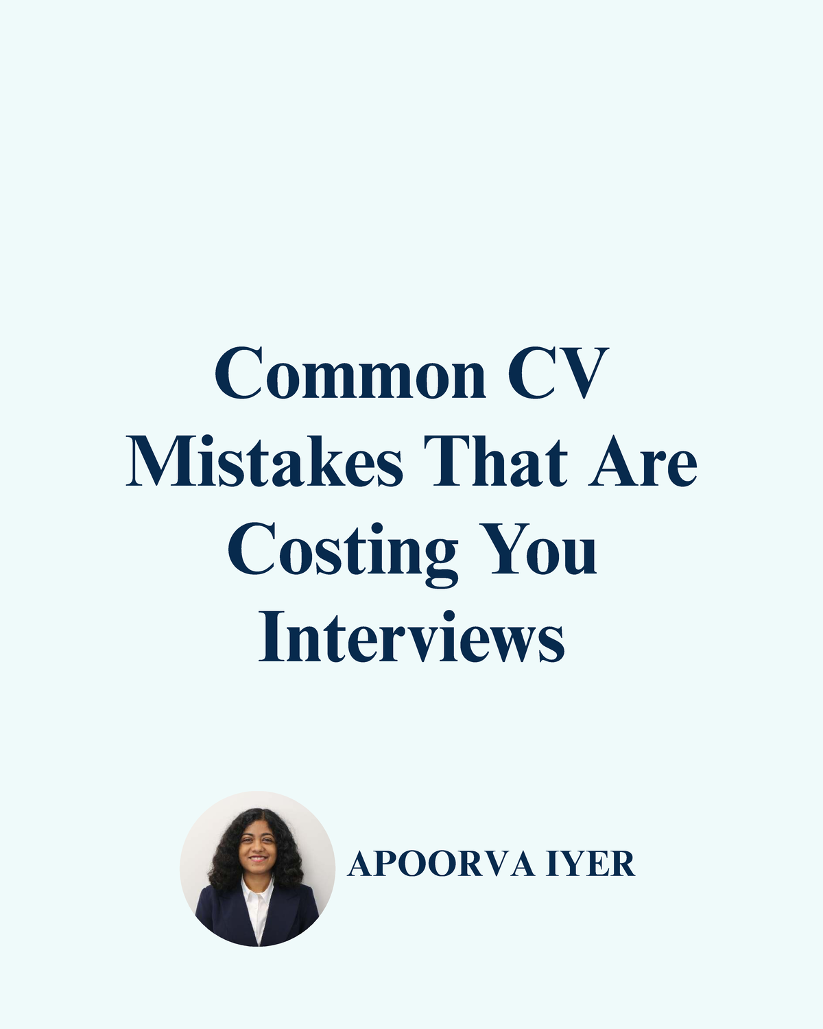 Common CV Mistakes to Avoid for Interviews 1755279041 - Studocu