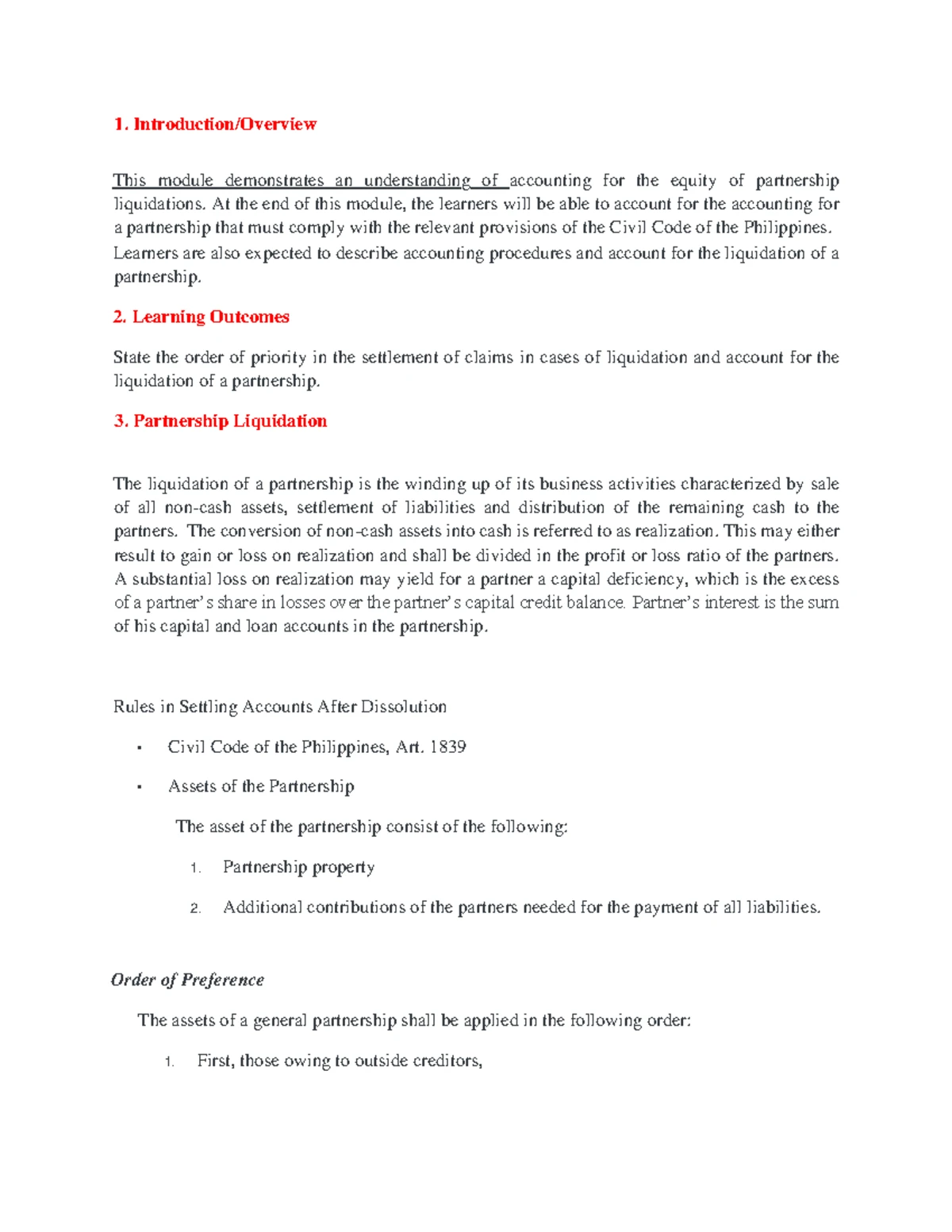 ACCT 101 Final Exam: Special Transactions & Partnership Formation - Studocu