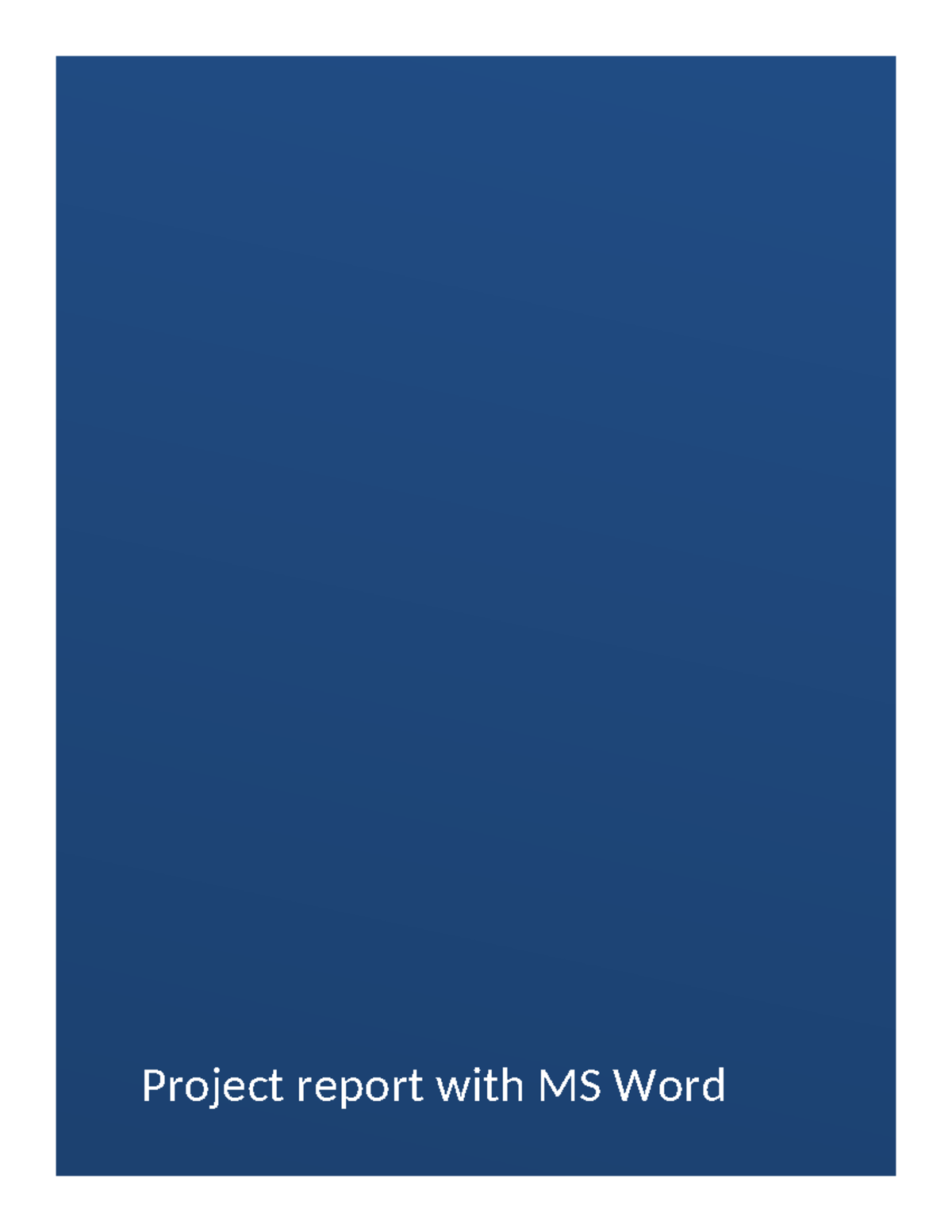 Project Report: MS Word Implementation and Algorithms (CS101) - Studocu