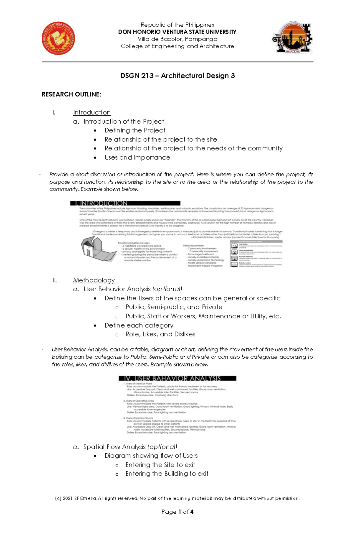 DSGN 213 Architectural Design 3: Research Outline & Methodology - Studocu