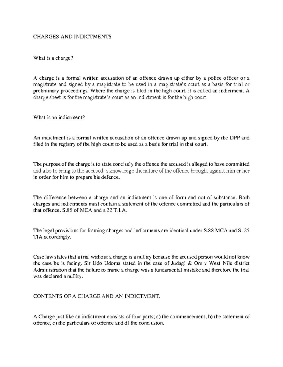 Charges & Indictments: Understanding Legal Accusations and Procedures ...