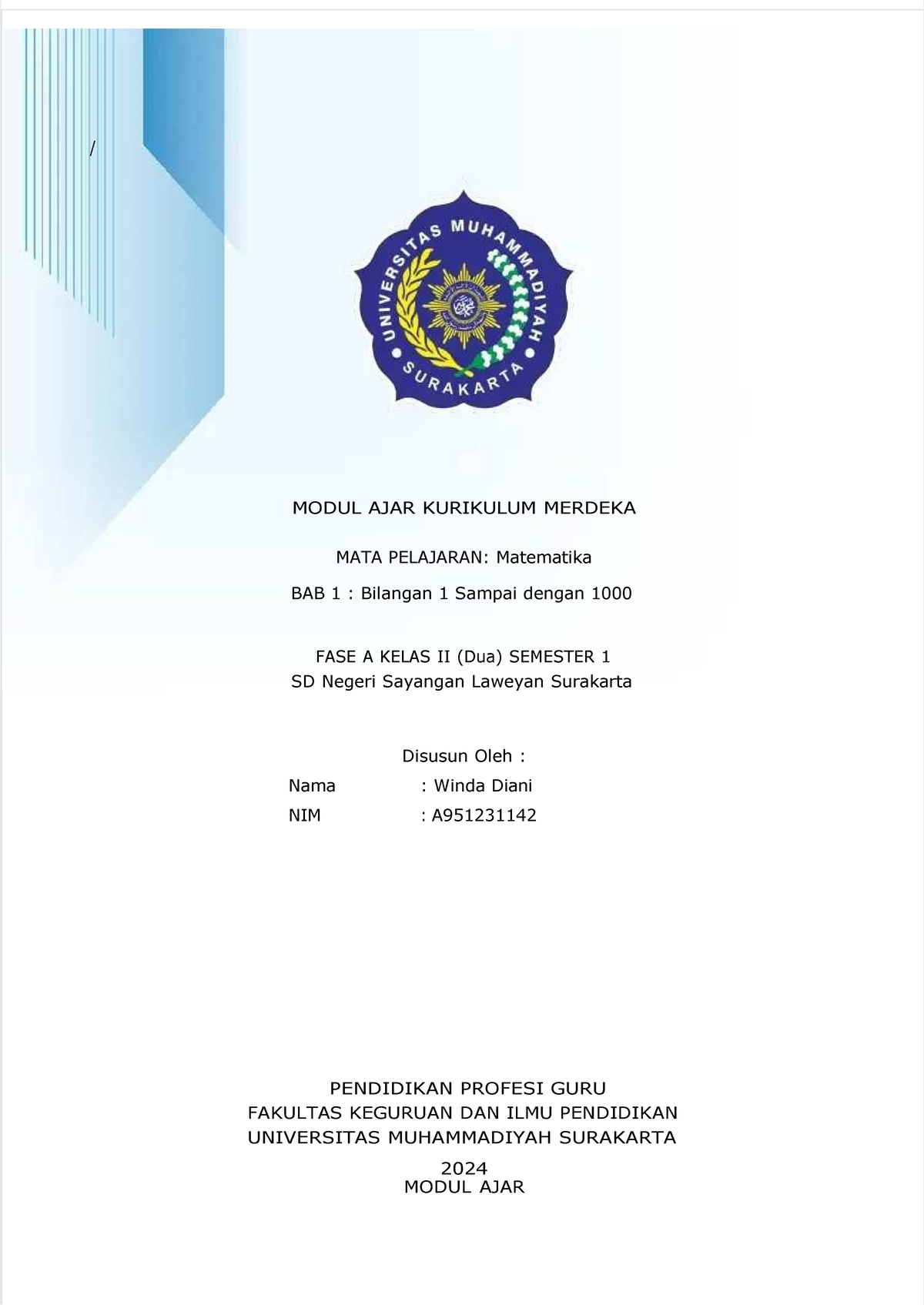 Modul Ajar Kurikulum Merdeka: Matematika Kelas II - Bilangan Fase A ...