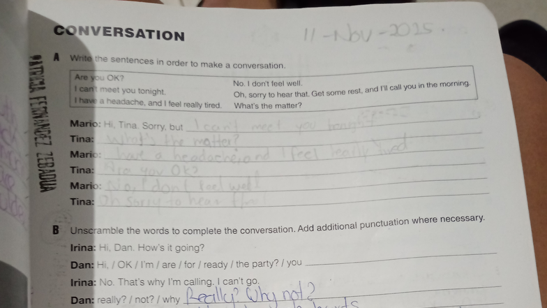 CS PDF 2025: Conversation Practice and Health Tips Workbook - Studocu
