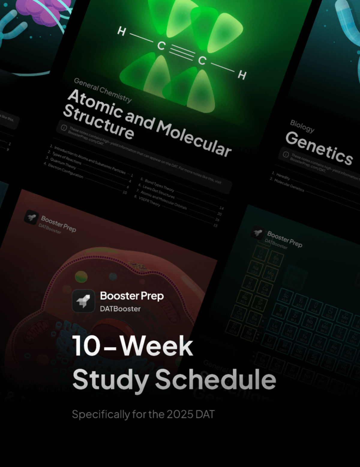10-Week DATBooster Study Schedule for 2025 Edition Prep - Studocu