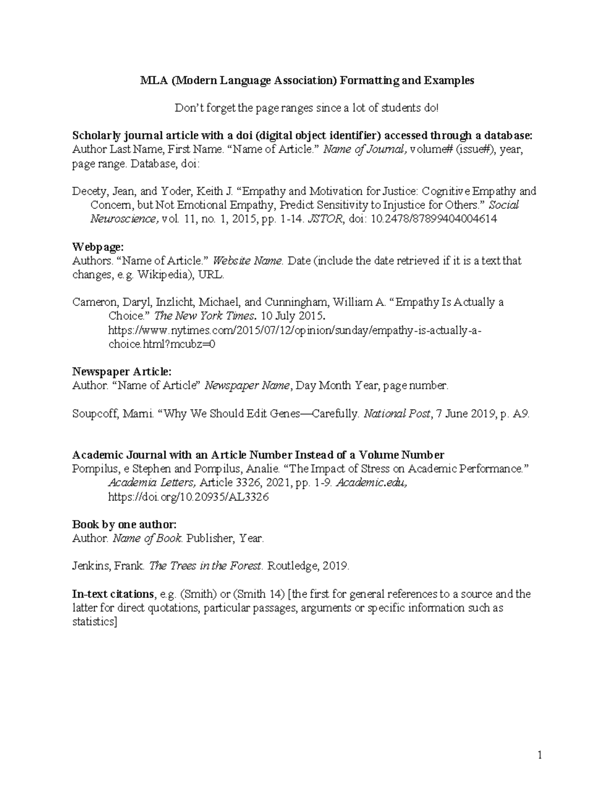 MLA Examples v4 - I just uploaded this to download smth else - MLA ...