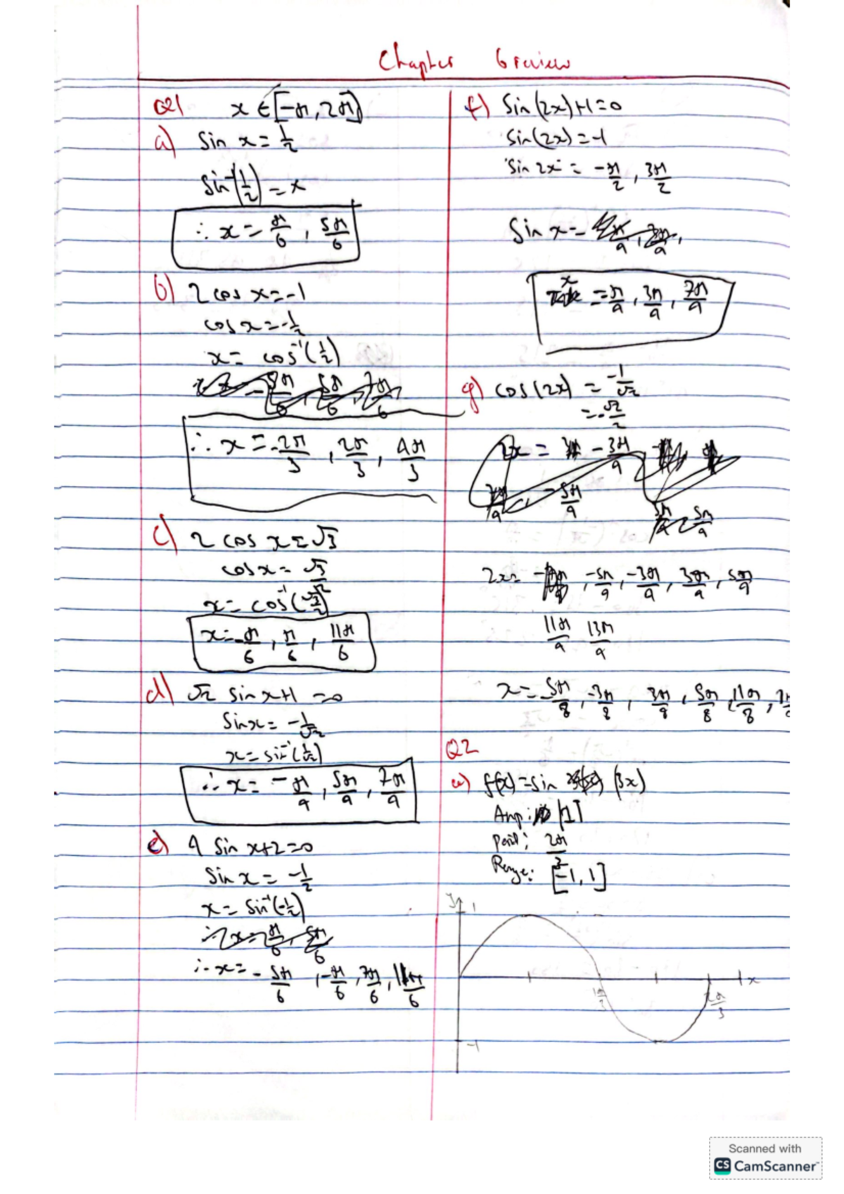 Mathematics Lecture Notes: Chapter Overview & Problem Set 02-25-2025 ...