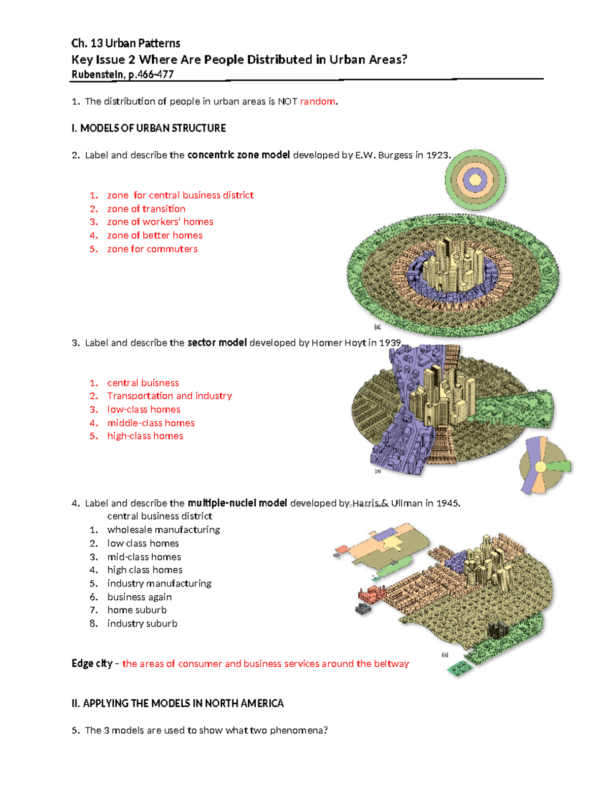 Chylie Morris - Reading Notes 13 - Ch. 13 Urban Patterns Key Issue 2 ...