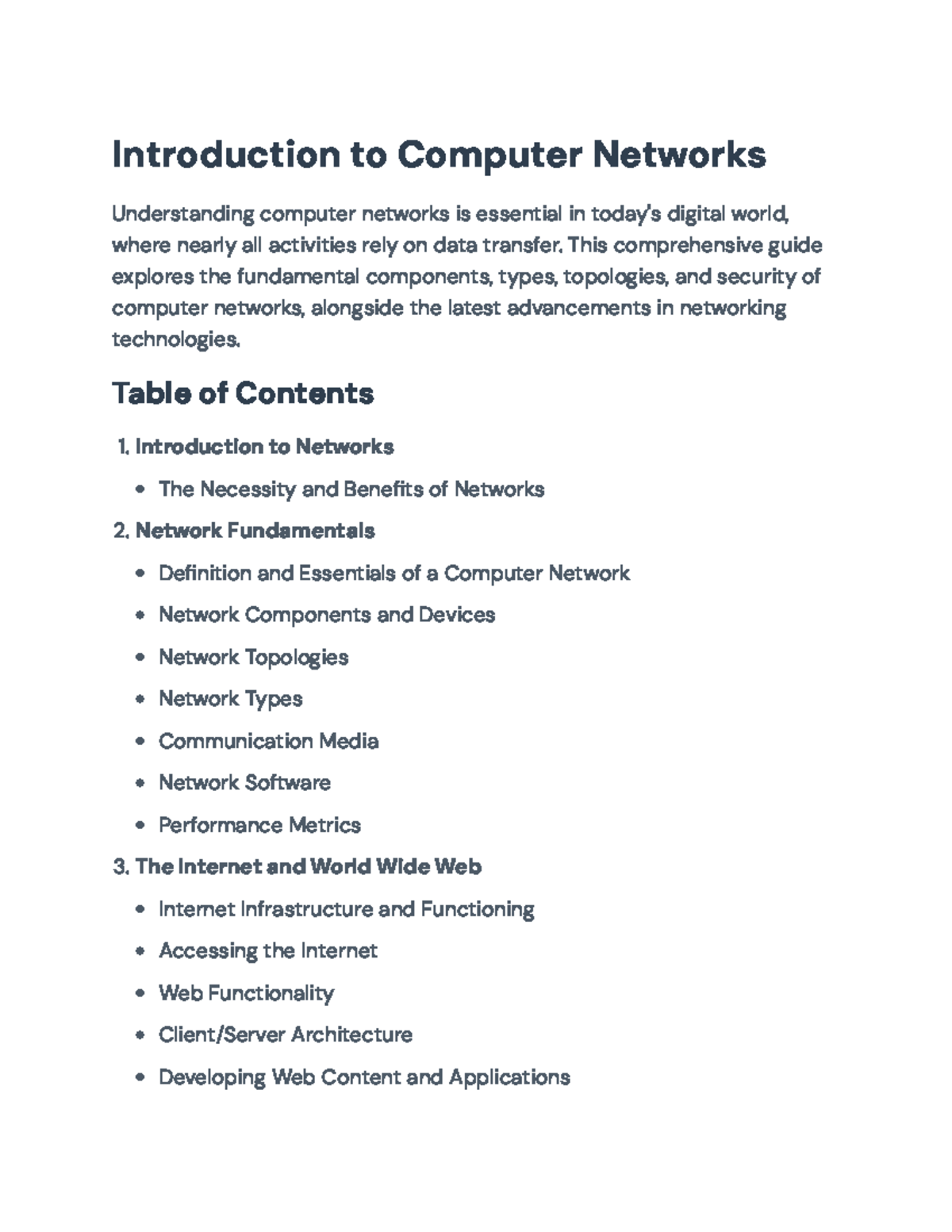 Comprehensive Guide to Computer Networks: Concepts, Types & Security ...
