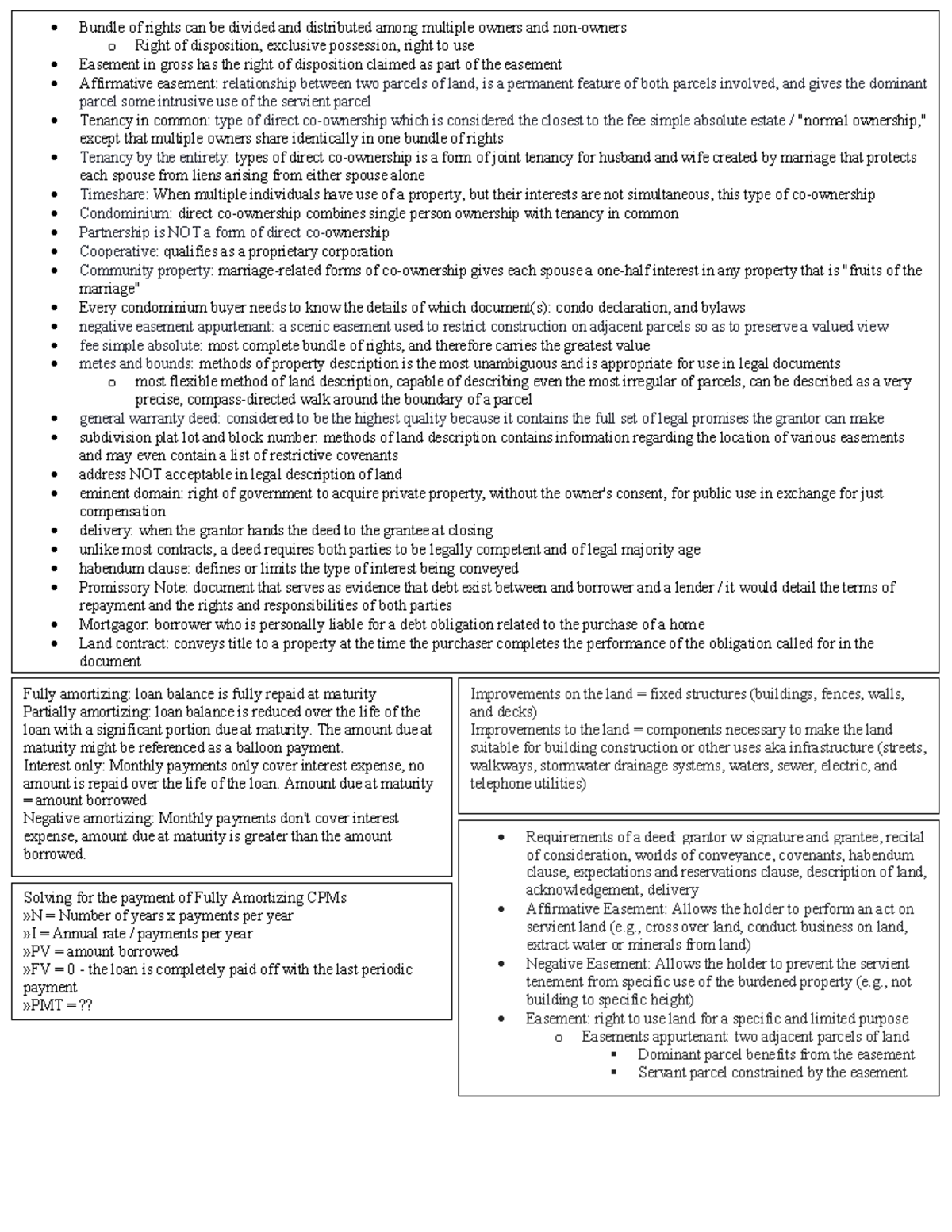FIN331 Essential Formulas and Equations for Exam Success - Studocu