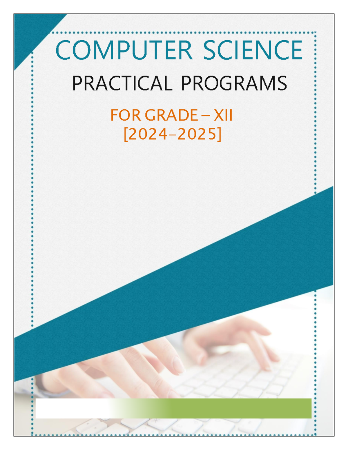 CBSE CS Lab Programs for Grade XII: Python & SQL Exercises - Studocu