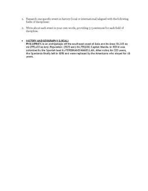 Activity 07 - OLSS01 – READING IN THE PHILIPPINE HISTORY - ACTIVITY 0 7 ...