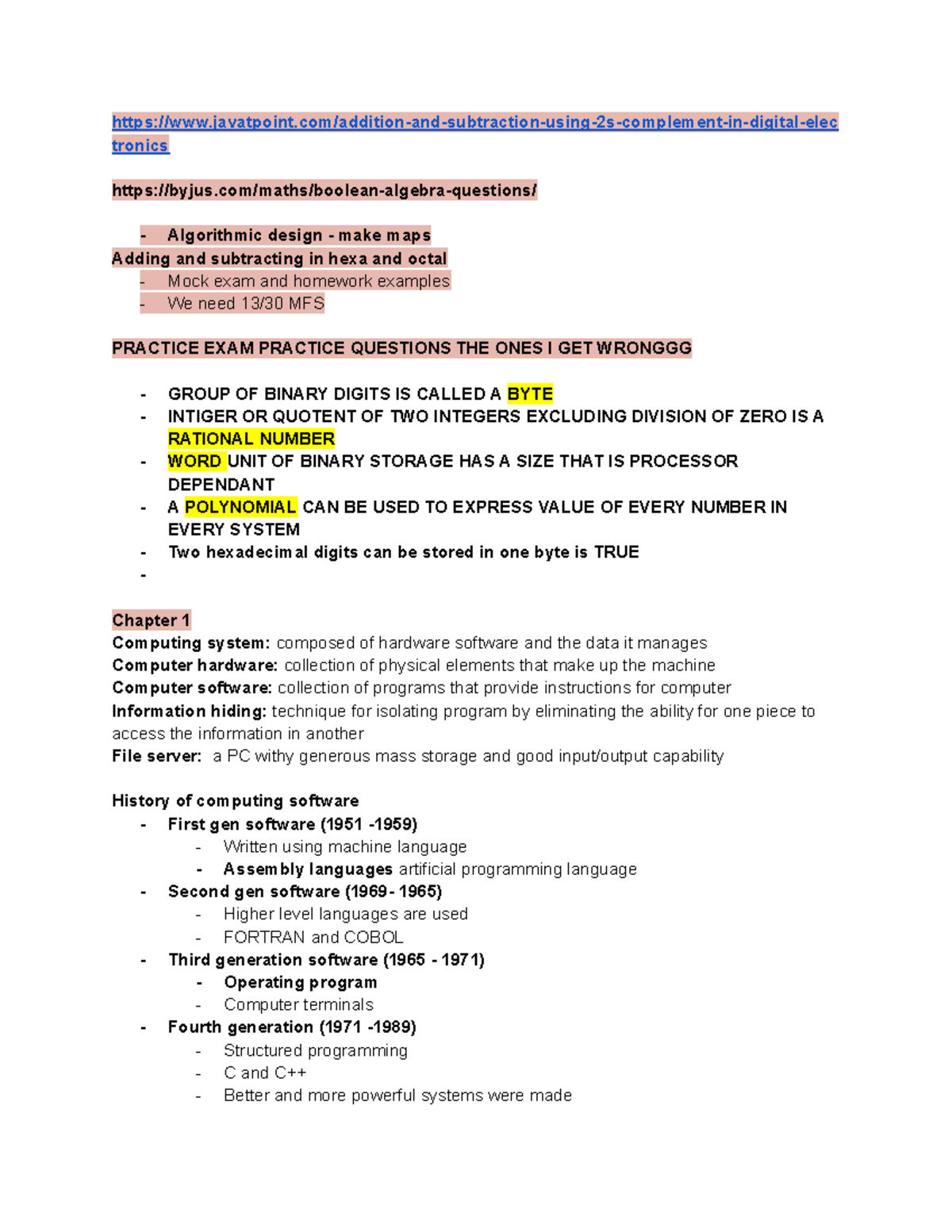 ITM 207 N0TES - class notes - - Studocu
