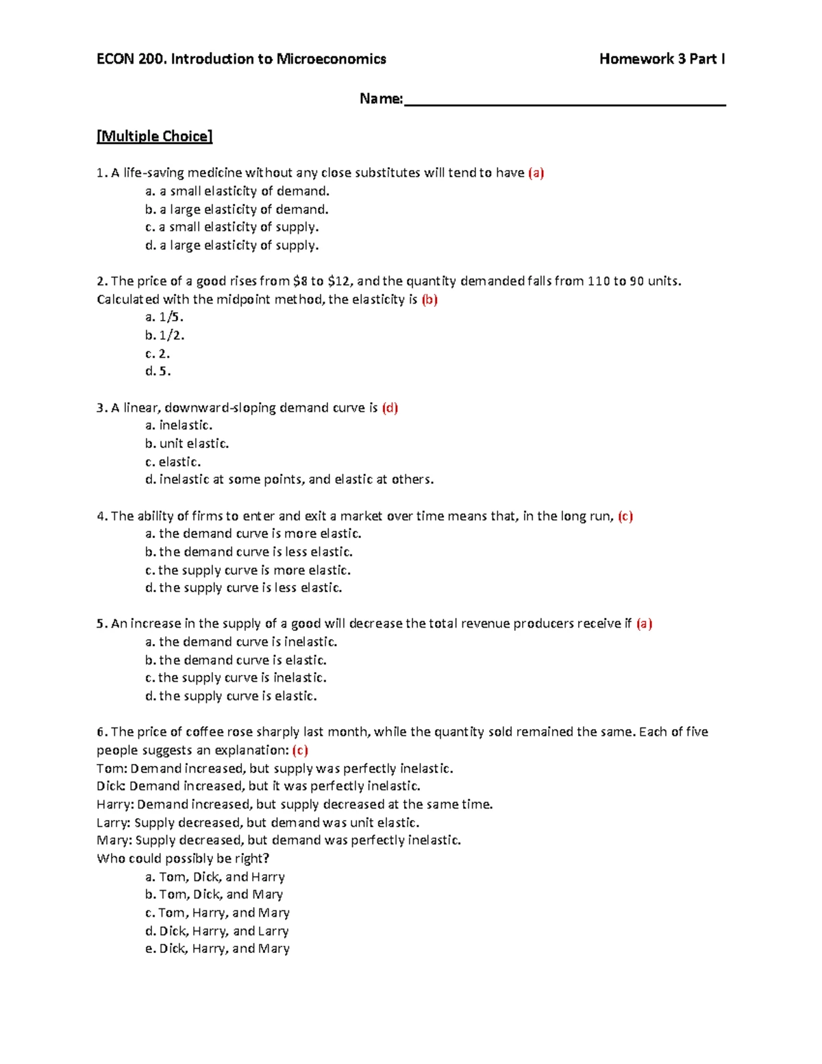 Mock Test B Final Exam in Principles of Microeconomics - Studocu