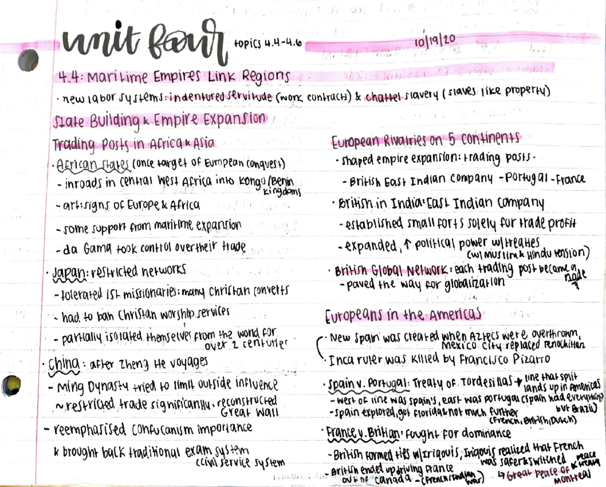 Unit 4: 4.4-4.6 - Studocu